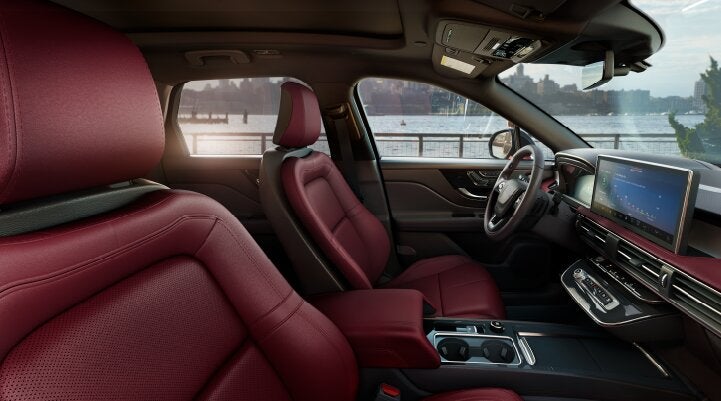 The available Perfect Position front seats in the 2025 Lincoln Corsair® SUV are shown. | Griffin Lincoln in Tifton GA