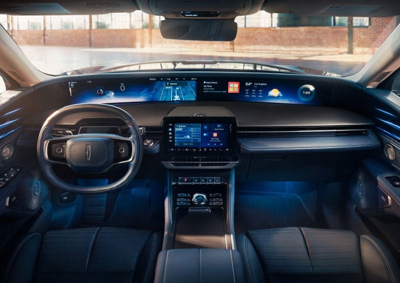 The panoramic display is shown in a 2025 Lincoln Nautilus® SUV. | Griffin Lincoln in Tifton GA